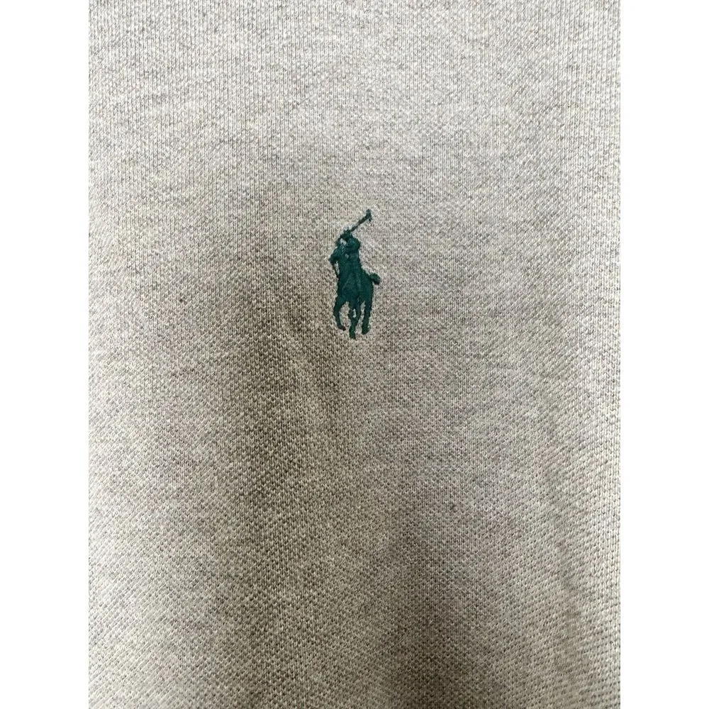 Polo Ralph Lauren Mens Shirt Size XXL Beige Long Sleeve Polo Cotton‎ Logo